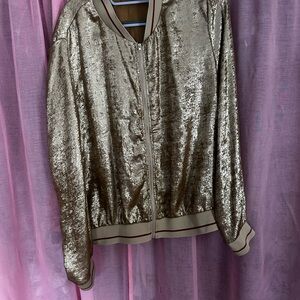 Gold SHEIN jacket women’s xl